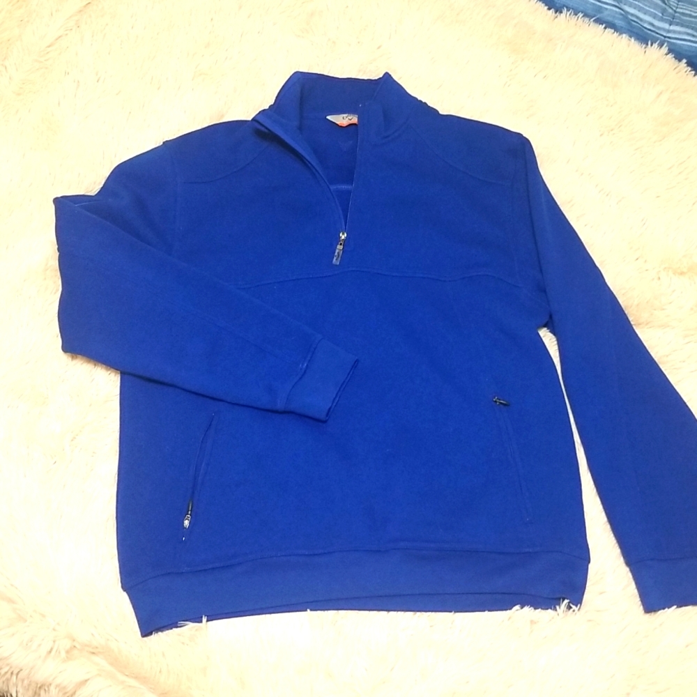 Mens callaway pull over with zipper pockets